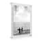 Wexel Art Double Panel Clear Acrylic Floating Wall Frame with Silver Hardware